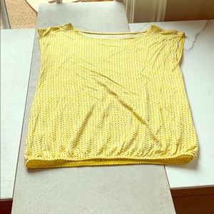 ANN TAYLOR LOFT- adorable dot shirt worn once.